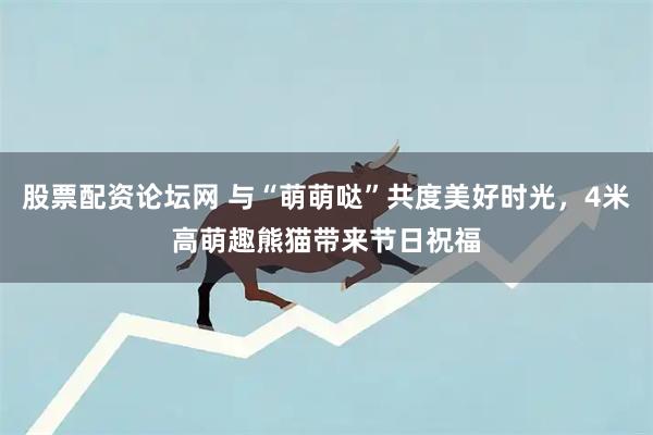 股票配资论坛网 与“萌萌哒”共度美好时光，4米高萌趣熊猫带来节日祝福