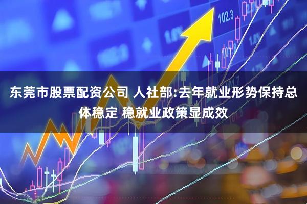 东莞市股票配资公司 人社部:去年就业形势保持总体稳定 稳就业政策显成效